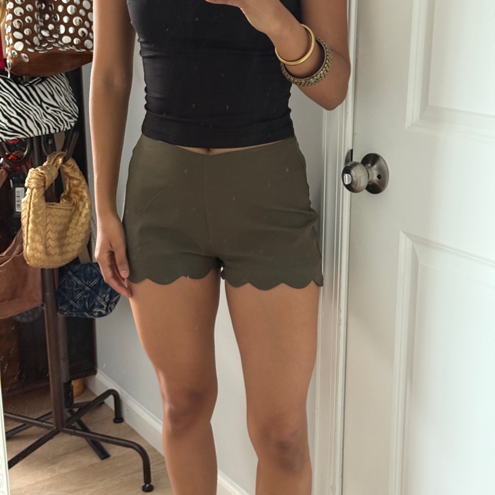 Papaya High Waist Olive Shorts